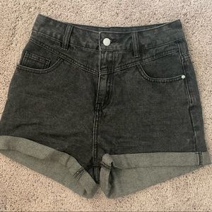 Vintage High Waist Denim Shorts